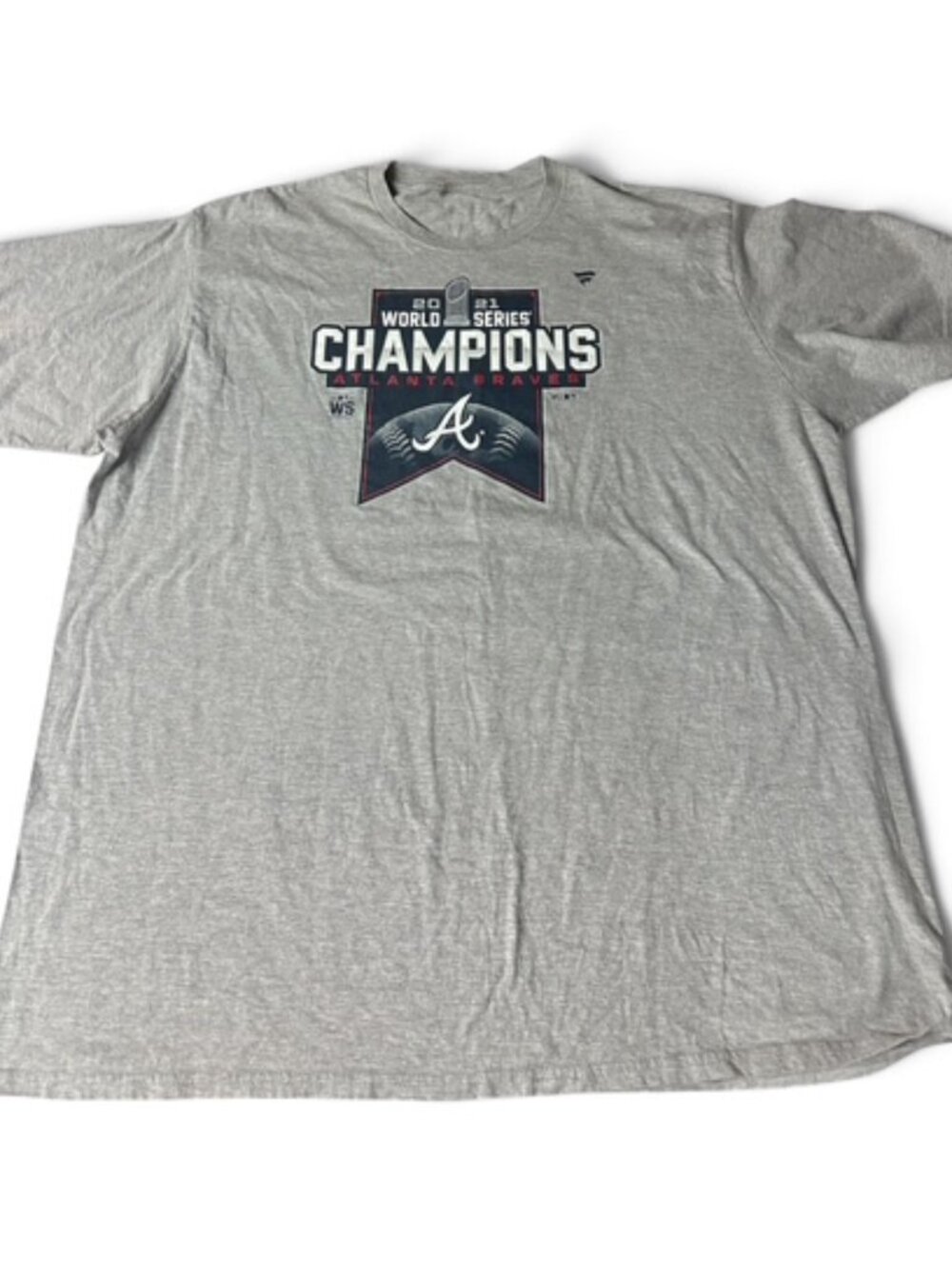 Atlanta Braves 2021 Fanatics World Series Champions XXL Short Sleeve T-Shirt